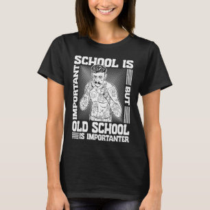 ノックアウトボクシングファッション復古ボクサーMMAファイター Tシャツ
