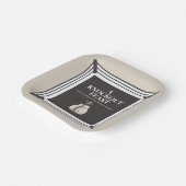 ノックアウト饗宴ベビーシャワー紙プレート ペーパープレート (傾斜あり)