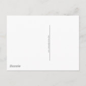 ノックアップノックアウト赤ちゃんシャワーお母さん インビテーションポストカード (裏面)