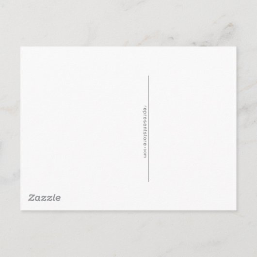 ノックアップノックアウト赤ちゃんシャワーお母さん インビテーションポストカード (裏面)