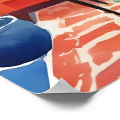 ノックカラフルマ読ティススタイルポスター ポスター (角)