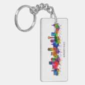 ノックスビルテネシーのスカイライン キーホルダー (正面左)