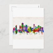 ノックスビルテネシーのスカイライン シーズンポストカード (正面/裏面)