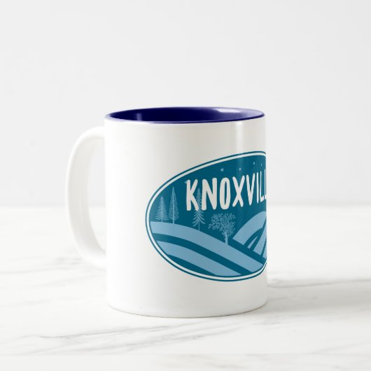 ノックスビルテネシーアウトドア ツートーンマグカップ (正面左)