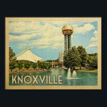 ノックスビルテネシーVintage Travel ポスター<br><div class="desc">Knoxville Tennesseeデザインでヴィンテージ旅行スタイル美しいアートパークシーンをフィーチャー。</div>