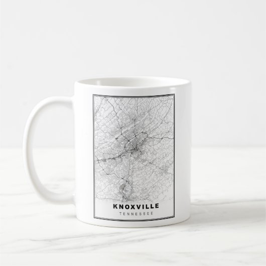 ノックスビル地図 コーヒーマグカップ (左)