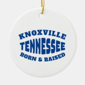 ノックスビル生まれテネシーズと隆起 セラミックオーナメント (正面)