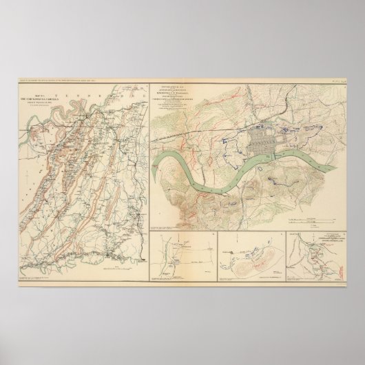 ノックスビル・チカマウガ・キャンペーン ポスター (正面)