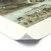 ノックスビル， TNパノラママップ – 1871 ポスター (角)