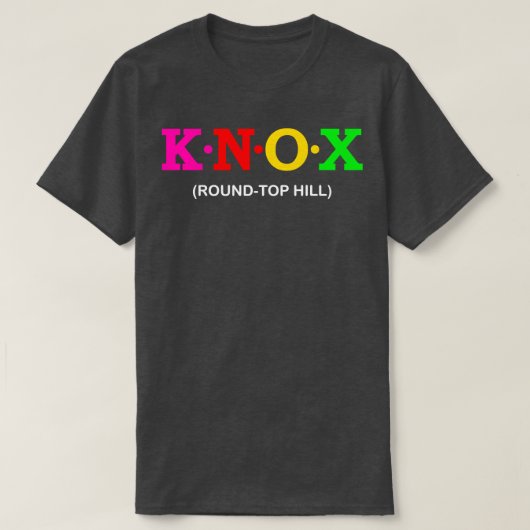ノックスラウンドトップヒル2 Tシャツ (デザイン正面)