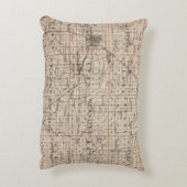 ノックス郡の地図 アクセントクッション (裏面(縦))