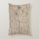 ノックス郡の地図 アクセントクッション (正面(垂直))