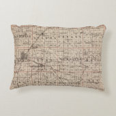 ノックス郡の地図 アクセントクッション (裏面)