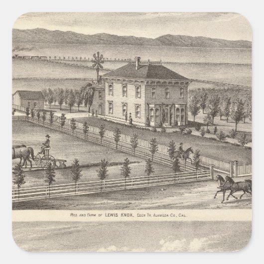 ノックス、石のレジデンス スクエアシール (正面)