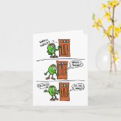 ノックノックオリーブお母さんの日 カード (黄色い花)