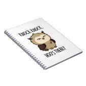 ノックノックフーズゼア ファニーオウルパ ン ノートブック (右側)