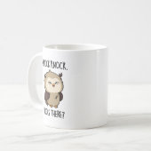 ノックノックホーおもしろいルパン コーヒーマグカップ (正面左)