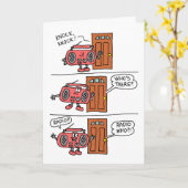 ノックノックラジオ別の誕生日 カード (黄色い花)