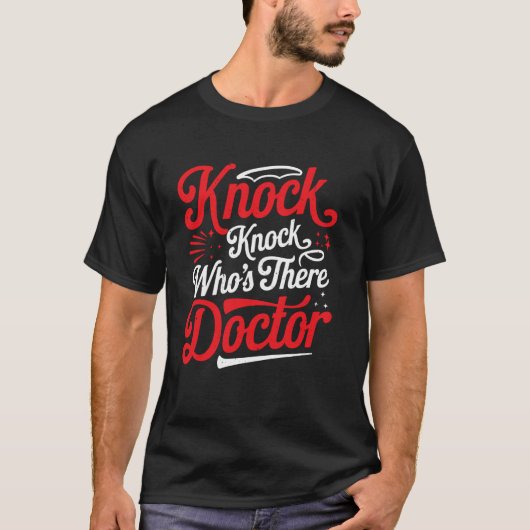 ノックノック誰ですかドクター_---- Tシャツ (正面)