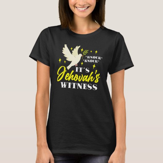 ノックノック エホバの証人です JW Tシャツ (正面)