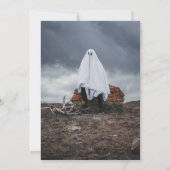 ノックノック 誰そこ フォト ハロウィン 招待状 (裏面)