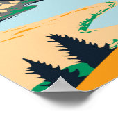 ノックマウンテンズナショナルパークオーストリアヴィンテージ ポスター (角)