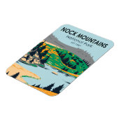 ノックマウンテンズナショナルパークオーストリアヴィンテージ マグネット (左側)