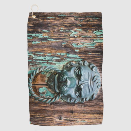 ノック天国のドア ゴルフタオル (正面)