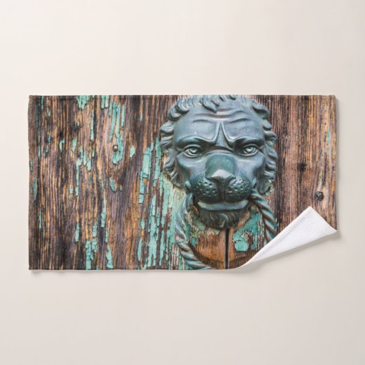 ノック天国のドア バスタオルセット (ハンドタオル)