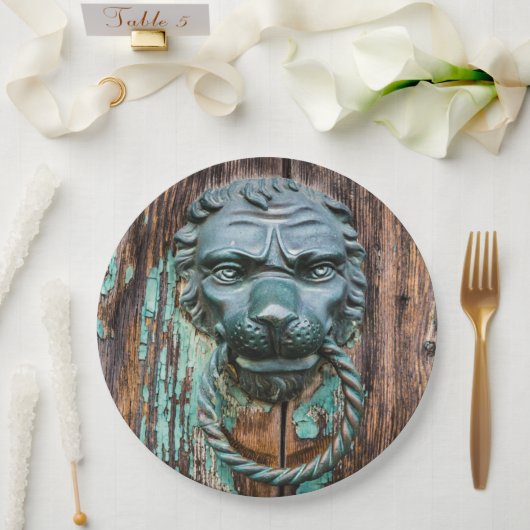 ノック天国のドア ペーパープレート (ウェディング)