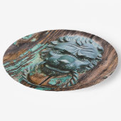 ノック天国のドア ペーパープレート (アングル)