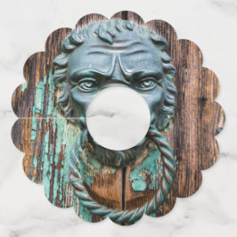 ノック天国のドア ワイングラスタグ