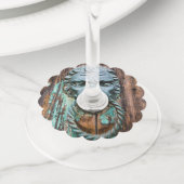 ノック天国のドア ワイングラスタグ (クローズアップ)