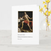 ノック学誕生日カード カード (黄色い花)