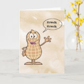 ノック誰だ?グリーティングカード カード (黄色い花)