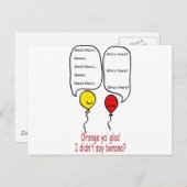 ノック間抜け・ジョーク ポストカード (正面/裏面)