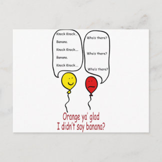 ノック間抜け・ジョーク ポストカード