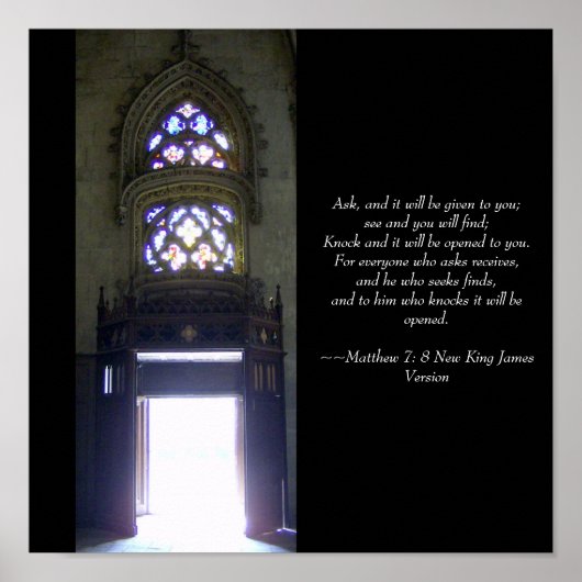 ノック&あなたにそれを開く ポスター (正面)