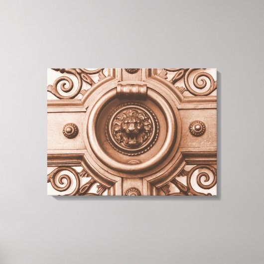 ノック… キャンバスプリント (正面)