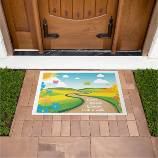 「ノック・ノック」アートDoormat ドアマット