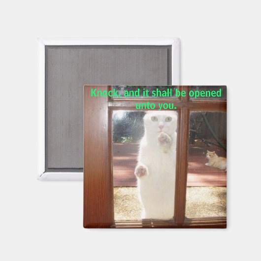 ノック、ノック。 マグネット (正面/裏面)