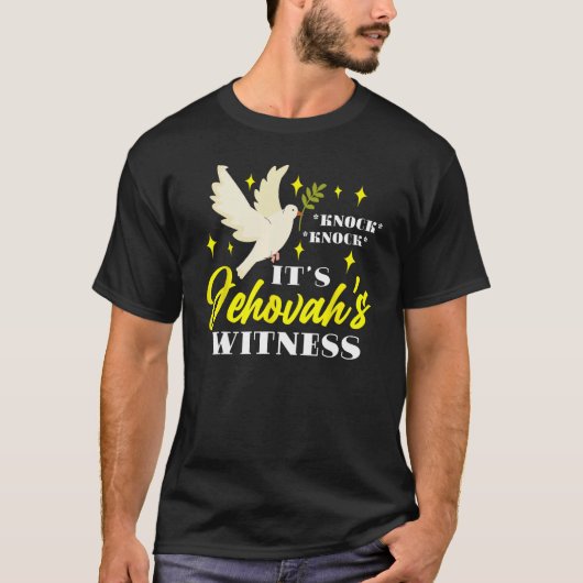 ノックIt s Jehovah s Witness JW Tシャツ (正面)