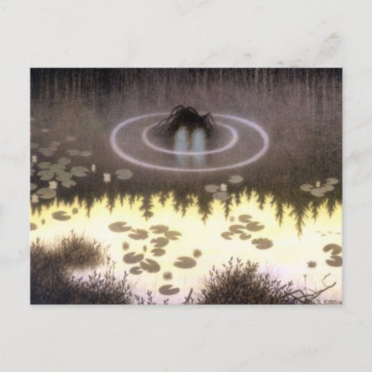 ノッケン神話の水のスプライト ポストカード (正面)