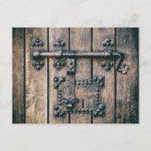 ノッサセノラダペナ教会のドアロック ポストカード (正面)