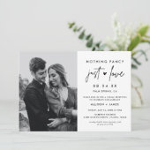 ノッシファンシーング・ジャスト・ラブ・ミニマリスト 招待状 (スタンド正面)