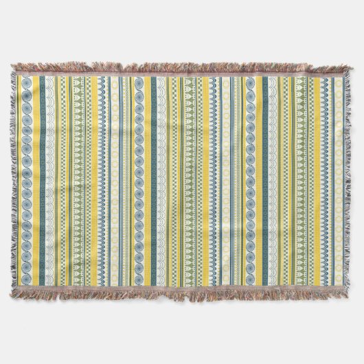 ノッソスのエコー:ミノアインスパイアブランケット スローブランケット (正面)