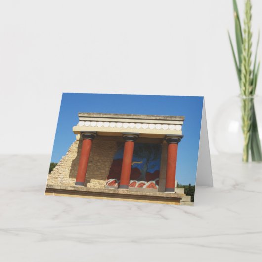 ノッソスのミノア宮殿 カード (正面)