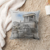 ノッソスパレスクレタ装飾用クッション – 古代ギリシャ クッション (ブランケット)