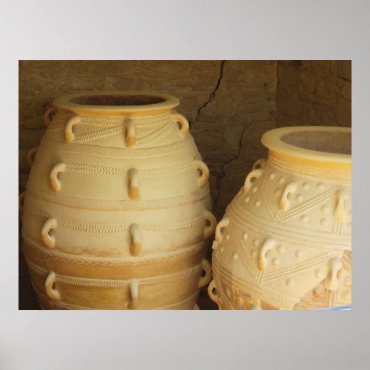 ノッソス宮ピトホ – ストレージジャースPOSTER ポスター (正面)