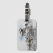 ノッソス宮殿ラゲッジタグ – 古代クレタ旅行 ラゲッジタグ (正面縦)